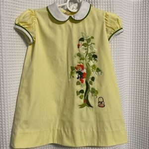 Jack and the Beanstalk hand embroidered from Woman’s Exchange. (1987)